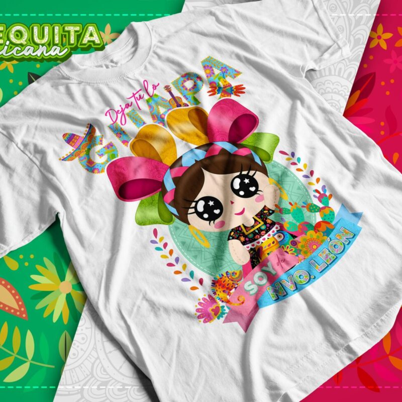 Playeras Muñecas De Estados De México Independencia de México