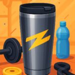 Vaso térmico personalizado para gimnasio con accesorios de entrenamiento